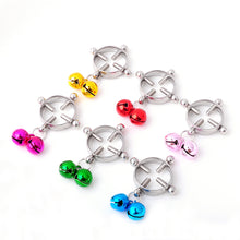 Load image into Gallery viewer, Color Bell Stainless Steel Bell Piercing Jewelry Nipple Ring