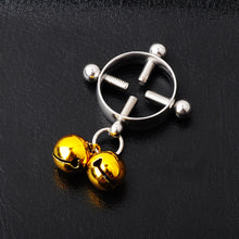 Load image into Gallery viewer, Color Bell Stainless Steel Bell Piercing Jewelry Nipple Ring