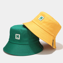 Load image into Gallery viewer, N Letters Fisherman Hat Monochrome Outdoor Sun Hat Anti-DDoS Sun Hat Summer Student Couple Bucket Hat