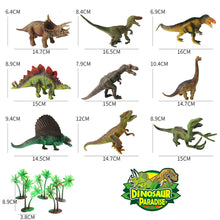 Load image into Gallery viewer, Dinosaur toy figure with activity play mat and tree, perfect gift for children, boys and girls