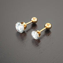 Load image into Gallery viewer, Stainless Steel Six-Claw Stud Earrings Ear Bone Stud Nose Stud Punk Jewelry