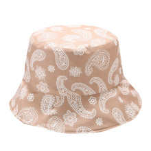 Load image into Gallery viewer, Paisley Bucket Hat Couple Street Trendy Hip-Hop Hip-Hop Hat Baby Boy and Girl Summer Sun Hat Bucket Hat
