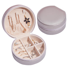 Load image into Gallery viewer, Jewelry Storage Box PU Leather Earrings Creative Portable Holders Case