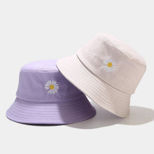 Load image into Gallery viewer, Macaron Color Small Daisy Flower Bucket Hat Female Japanese Little Fresh Sun Hat Summer Couple Bucket Hat