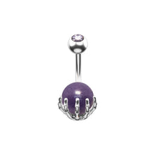Load image into Gallery viewer, Paw Belly Ring Navel Stud Piercing Jewelry (Palm)