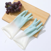 Load image into Gallery viewer, Waterproof Rubber Thin Cleaning Kitchen Durable Latex Laundry Rubber Brush Bowl Household Gloves