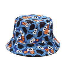 Load image into Gallery viewer, Cartoon Pattern Bucket Hat Female Street Trend Double-Sided Bucket Hat Male Summer Outdoor Sun Hat