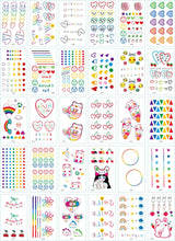 Load image into Gallery viewer, Fresh Tattoo Stickers English Alphabet Cartoon Temporary Tattoo Stickers
