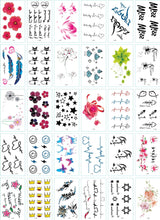 Load image into Gallery viewer, Fresh Tattoo Stickers English Alphabet Cartoon Temporary Tattoo Stickers