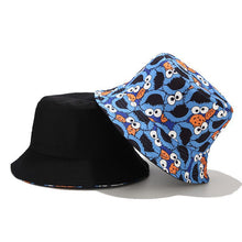 Load image into Gallery viewer, Cartoon Pattern Bucket Hat Female Street Trend Double-Sided Bucket Hat Male Summer Outdoor Sun Hat
