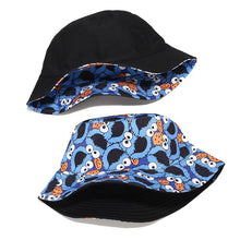 Load image into Gallery viewer, Cartoon Pattern Bucket Hat Female Street Trend Double-Sided Bucket Hat Male Summer Outdoor Sun Hat