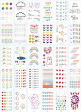 Load image into Gallery viewer, Fresh Tattoo Stickers English Alphabet Cartoon Temporary Tattoo Stickers
