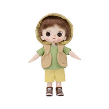 Load image into Gallery viewer, 14CM Doll 12 Movable Joints Boy Girl OB11 Doll High Quality Curly Short Wig with Fashion Casual Suit Dolls Toys Gift for Girls