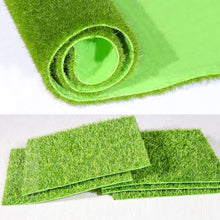 Load image into Gallery viewer, 15/30cm Grass Mat Green Artificial Lawns Turf Carpets Fake Sod Garden Moss Landscape For Home Floor Aquarium Wedding Decoration