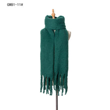 Load image into Gallery viewer, Season New Thick Tassel Circle Sand Solid Color Scarf Women's Thickened Men's Shawl