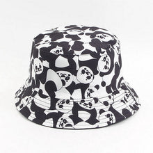 Load image into Gallery viewer, Cow Pattern Printing Bucket Hat Women's New Double-Sided Bucket Hat Men's Summer Outdoor Sun Hat
