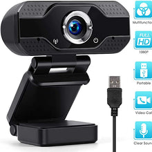 Load image into Gallery viewer, 1080P Network HD Camera with Built-in Microphone Computer Notebook USB Plug-and-Play