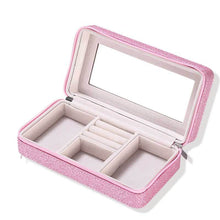 Load image into Gallery viewer, Jewelry Storage Box Portable Travel Earring Ring Multi-Functional Holders Case