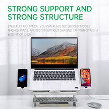 Load image into Gallery viewer, Laptop Stand Foldable Laptop Multifunction Table 9 Angle Adjustable Lifting Table Folding Rack Laptop Holder For 12-17 inch