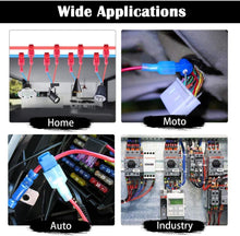 Load image into Gallery viewer, 160 pces wire cable connectors crimp terminals scotch terminal quick lock splice 22-10awg electric car set