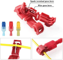 Load image into Gallery viewer, 160 pces wire cable connectors crimp terminals scotch terminal quick lock splice 22-10awg electric car set