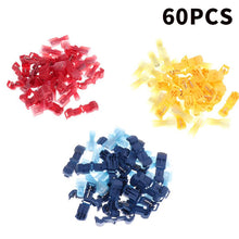 Load image into Gallery viewer, 160 pces wire cable connectors crimp terminals scotch terminal quick lock splice 22-10awg electric car set