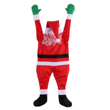 Load image into Gallery viewer, Christmas Flannel Santa Claus Climbing Wall Decoration Clothes Pendant Accessories Gift Holiday Gift
