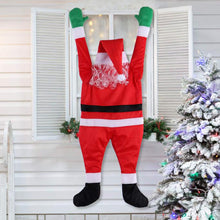 Load image into Gallery viewer, Christmas Flannel Santa Claus Climbing Wall Decoration Clothes Pendant Accessories Gift Holiday Gift