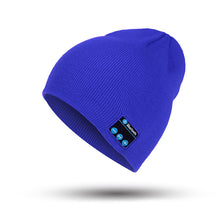 Load image into Gallery viewer, Music Bluetooth Headset Hat Earphone Cap Knitted Hat Autumn and Winter Warm Music Earphone Cap Stereo