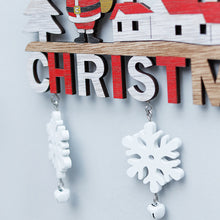 Load image into Gallery viewer, Christmas Decorations Creative Christmas Pendant Home Restaurant Christmas Wooden Crafts Door Hanging