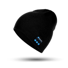 Load image into Gallery viewer, Music Bluetooth Headset Hat Earphone Cap Knitted Hat Autumn and Winter Warm Music Earphone Cap Stereo