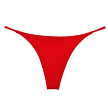 Load image into Gallery viewer, Women Sexy Mini Thong Panties Solid Color Ladies Low Waisted Underwear