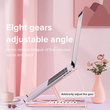 Load image into Gallery viewer, llano Laptop Stand Notebook Stand Radiator Adjustable Portable Tablet Stand Suitable For 11-15.6inch