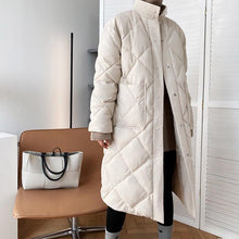 Load image into Gallery viewer, Winter Coat Long Women Stand-up Collar Oversized Parka Jacket