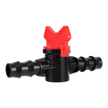 Load image into Gallery viewer, 16mm Pipe Valve Garden Irrigation Agriculture Waterstop Connector DN16 Tube Fittings Water Hose Switch Adapter Barbed Valve