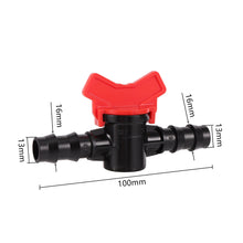Load image into Gallery viewer, 16mm Pipe Valve Garden Irrigation Agriculture Waterstop Connector DN16 Tube Fittings Water Hose Switch Adapter Barbed Valve