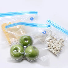 Load image into Gallery viewer, 17/20Pcs Vacuum Sealer Bags Reusable Food Storage bag Household Vacuum Food Sealer Ziplock Bag With Hand Pump Sealing Clips