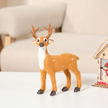 Load image into Gallery viewer, Christmas Tree Decoration Mini Cute Sika Deer Shopping Window Decoration Props Supplies