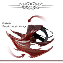 Load image into Gallery viewer, Red Halloween Customes Boys Children'S Dragon Costume Masks Funny Dinosaur Costume Mz569