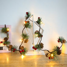 Load image into Gallery viewer, Christmas Pine Cone Light String Pine Needle Decoration Led Copper Wire Light Small Mulberry Hanging Flag
