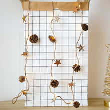 Load image into Gallery viewer, Christmas Pine Cone Light String Pine Needle Decoration Led Copper Wire Light Small Mulberry Hanging Flag
