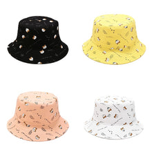 Load image into Gallery viewer, Summer Fisherman Hat Cute Wild Sun Hat Tide Japanese Style Artistic Sun-Proof Basin Hat
