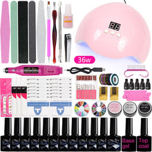 Load image into Gallery viewer, Manicure Set Tool UV Polish Polygel Nail Kit Gel Nail Polish Nail