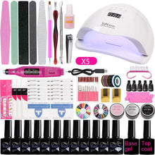 Load image into Gallery viewer, Manicure Set Tool UV Polish Polygel Nail Kit Gel Nail Polish Nail