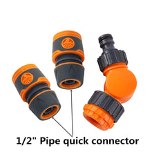 Load image into Gallery viewer, 180° Rotatable Quick Connector 1/2" 3/4" Water Pipe Fast Access Coupling Joint Garden Agriculture Greenhouse Irrigation Fittings