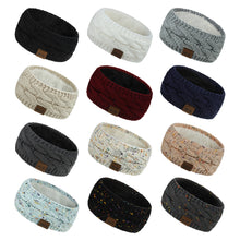 Load image into Gallery viewer, Hair Accessories Autumn and Winter Fleece Wool Knitted Hair Band Sports Headband Earmuffs