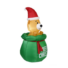 Load image into Gallery viewer, Christmas Inflatable Inflatable Luminous Gift Bag Puppy Inflatable Christmas Courtyard Inflatable