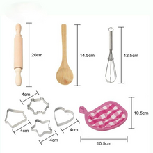 Load image into Gallery viewer, Children's Cake Cooking Baking Apron Mold Set DIY Kitchen Toys