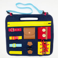 Load image into Gallery viewer, Learning Board Educational Toys for Children and Infants Dressing Release Buckle Portable Felt Learning Board