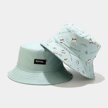 Load image into Gallery viewer, Summer Fisherman Hat Cute Wild Sun Hat Tide Japanese Style Artistic Sun-Proof Basin Hat